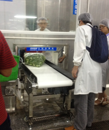 餐飲連鎖使用食品金屬檢測機后體會